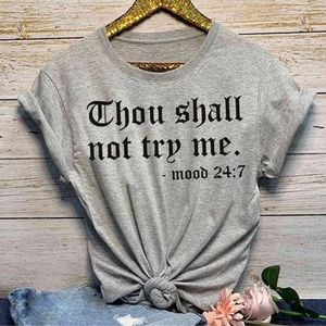 Thou Shall Not Try Me Graphic Tee